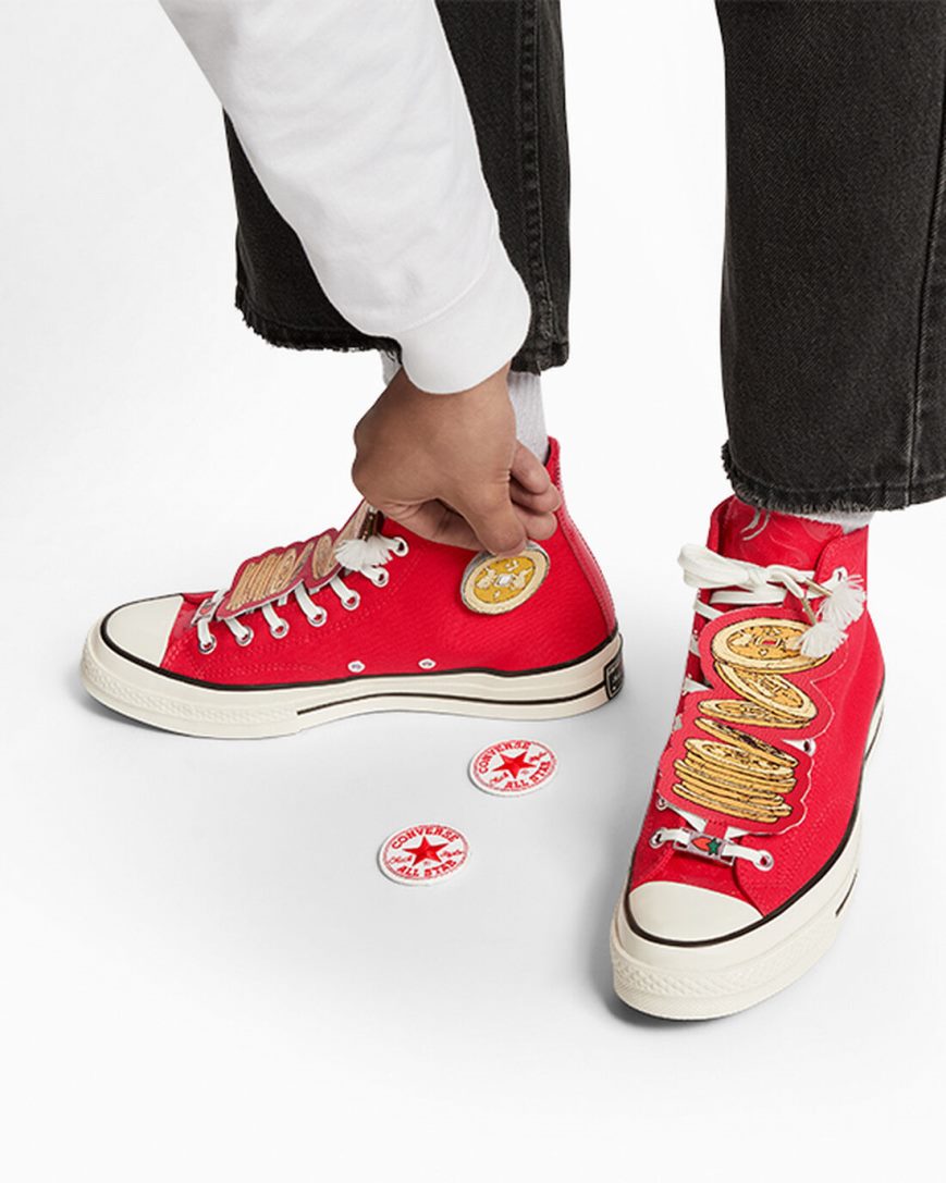 Zapatillas Altas Converse Chuck 70 Year of the Rabbit Hombre Rojas Blancas Negras | PE E872W5